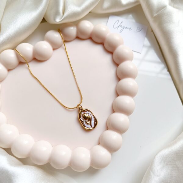 Golden Rose Necklace - Image 2