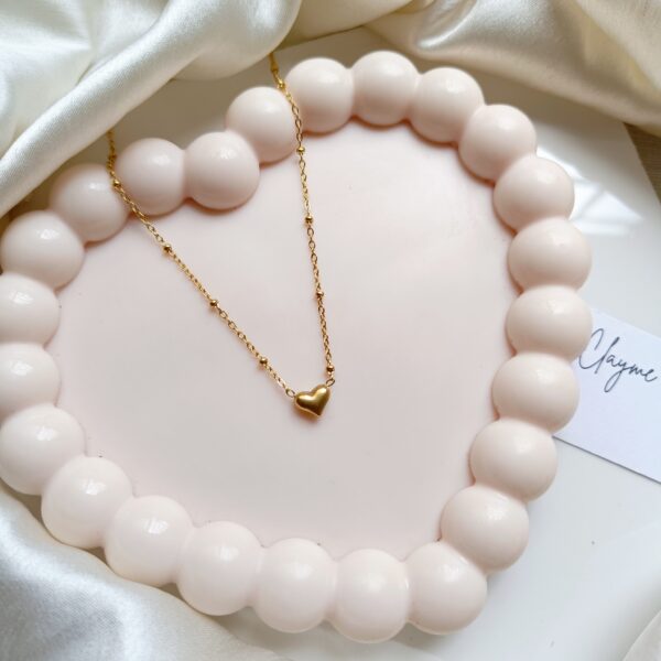 Mini Heart' Reversible Necklace - Image 4