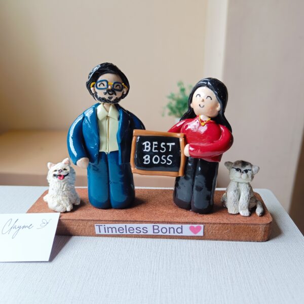 Mini Me – Clay Statue ( 2 People 1 base) - Image 16