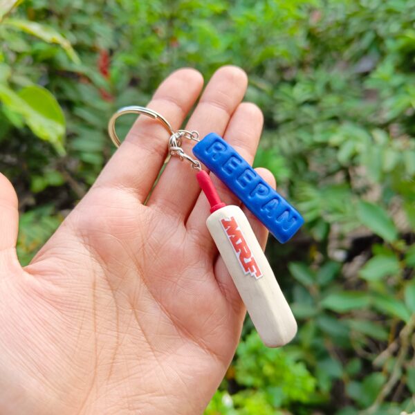 Cricket Bat and Ball Keychain - Image 8