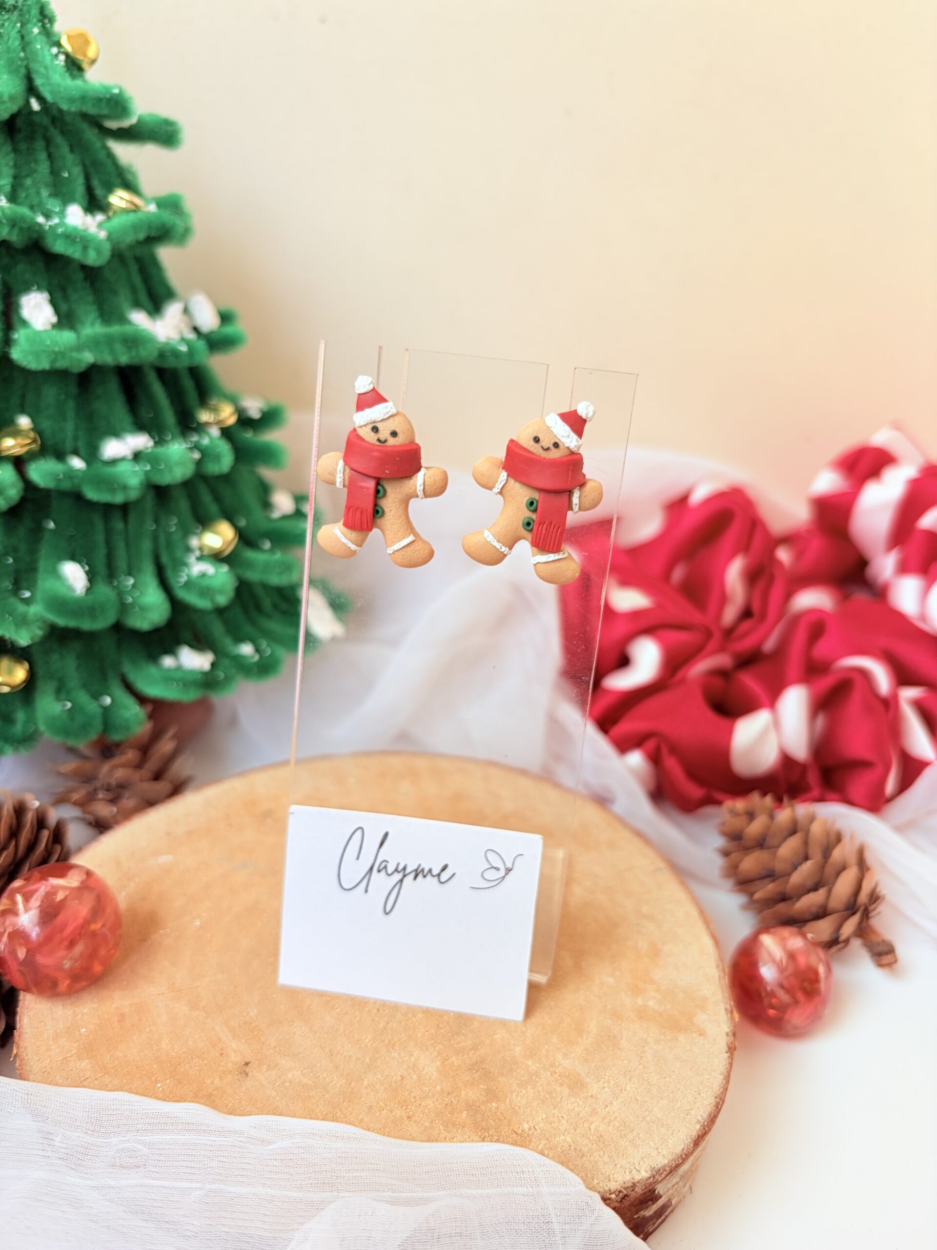Gingerbread Man Studs - Image 2