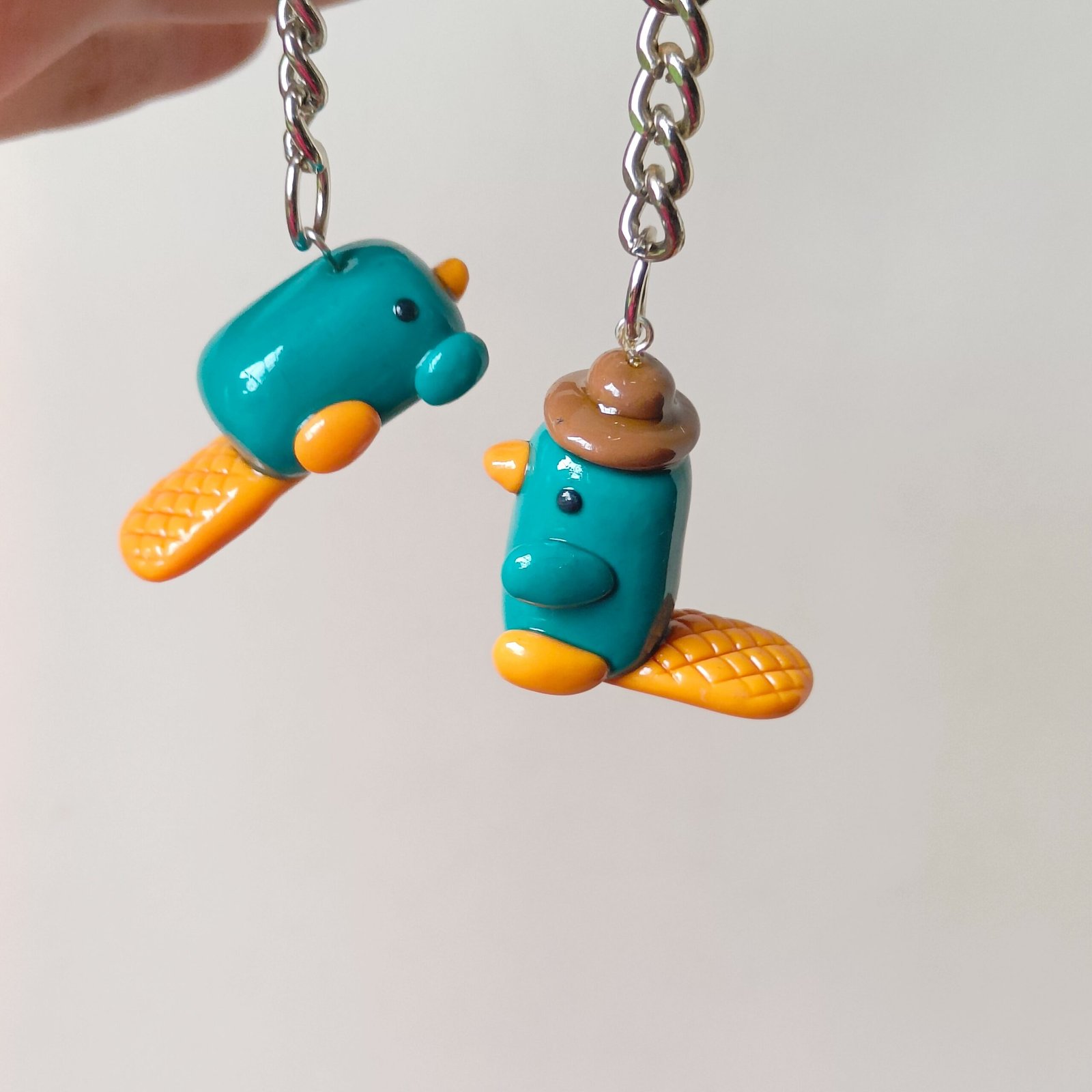 Perry the Platypus Keychain Set